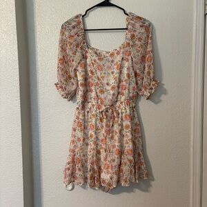 Altar’d State white floral romper